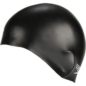Speedo Шапка за плуване Speedo Plain Moulded Silicone Cap Junior Swim cap - Black - размер One Size (581-0064-0111)