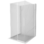Mexen Rox-3S душ кабина 3-стенна плъзгаща се 90 x 90 см, прозрачна, бяла (8C2-090-090-20-00-3S)