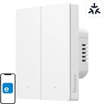 SONOFF Смарт ключ SONOFF M5-2C-80W Matter WiFi (2-канален, за рамка) (M5-2C-80W)