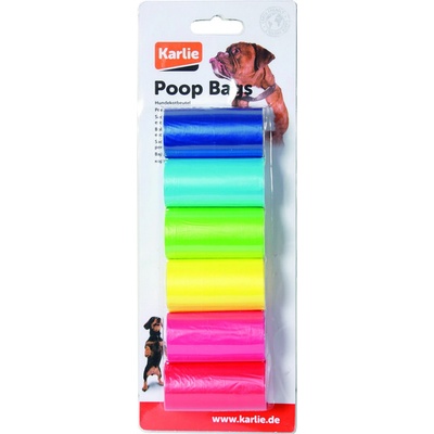 KAR Sáčky na psí exkrementy 6 x 20 ks duhové