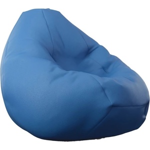 Pufrelax Пуф круша 320л. , Nirvana Grande - Blue, Еко кожа, Пълнеж от полистиролни перли (PUF-G-NGR-ML-BLU)