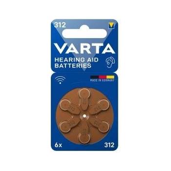 VARTA Батерия за слухов апарат Varta Hearing Aid 312 PR41 6 броя