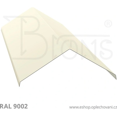 Brons Hřebenáč 240 1 m RAL 9002 šedobílá pozink