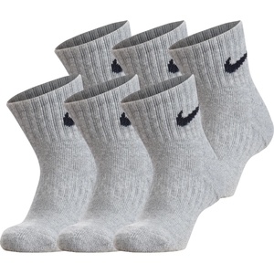 Nike Детски чорапи Nike 6-Pack Quarter Socks Infants - Grey
