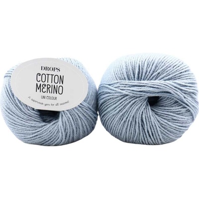Drops Cotton Merino 09 světlá modrá