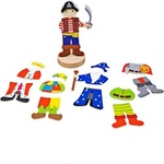 Bigjigs Toys - Магнитна кукла за обличане - Мистичен