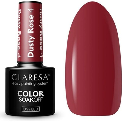 Claresa gél lak na nechty Dusty rose nr. 4 5 g