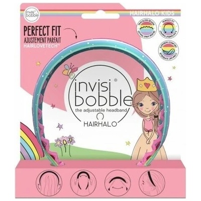 Invisibobble KIDS HAIRHALO Rainbow Crown Dětská nastavitelná čelenka