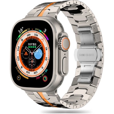 Techsuit Каишка за Huawei Watch GT 2 (46mm)/GT 2 Pro/GT 3 Pro (46mm)/Ultimate, Xiaomi Watch S1 - Каишка за часовник (W063) - Titanium Orange