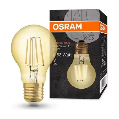 OSRAM Led ЛАМПА vintage 1906 led cla63 fil gold 63 7, 5w/824 e27 ledvance (ledvance 4058075293359)