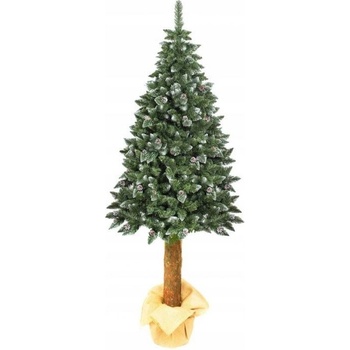 Vianočný stromček umelý prírodný kmeň 180 cm