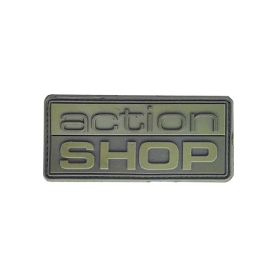 Nášivka 3D Actionshop - oliva Actionshop