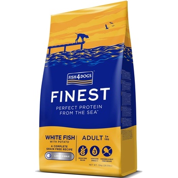 Fish4Dogs Finest White Fish Adult 12 kg