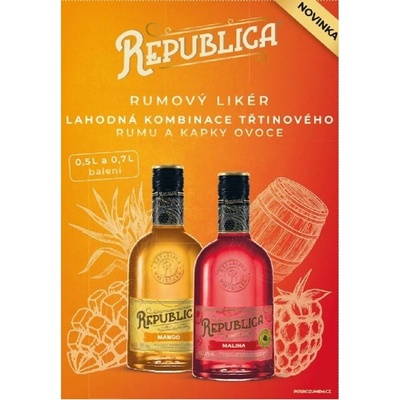 Božkov Republica Mango 20% 0,5 l (holá láhev)