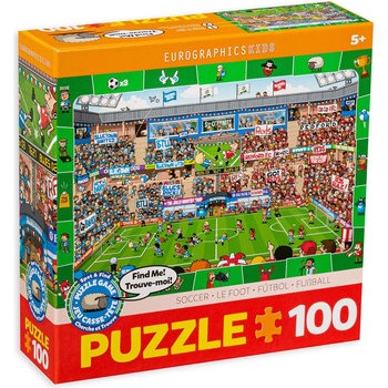 EUROGRAPHICS Пъзел Eurographics от 100 части - Футбол (61000476)