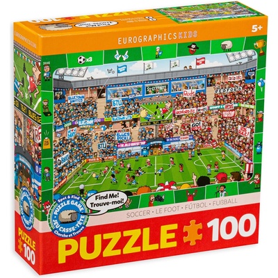EUROGRAPHICS Пъзел Eurographics от 100 части - Футбол (61000476)