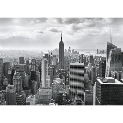 Komar Papírová fototapeta NYC Black and White 368 x 254 cm