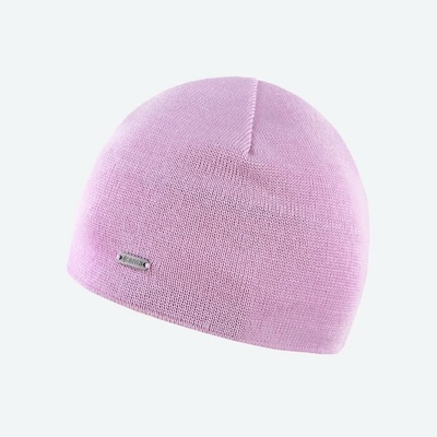 Kama Dětská pletená merino čepice B96 růžová