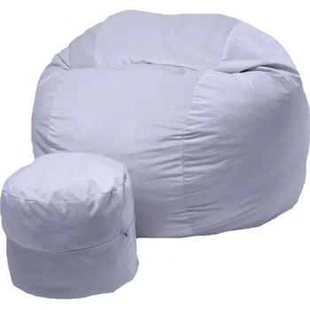 Image 1 of PUFRELAX Комплект, Барбарон с табуретка за крака, 500л (puf-m-mo-ph-sn)