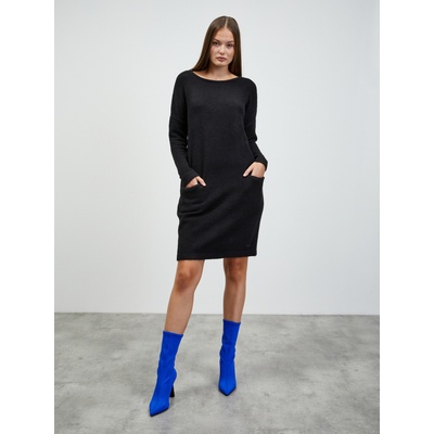 ZOOT. lab Черна рокля с пуловер от вълнена смес ZOOT. lab Dania ZOOT. lab | Cheren | ЖЕНИ | XS