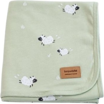 Bonjourbebe Бебешко одеяло Bonjourbebe - 65 x 80 cm, Funny Farm (06FF51038)