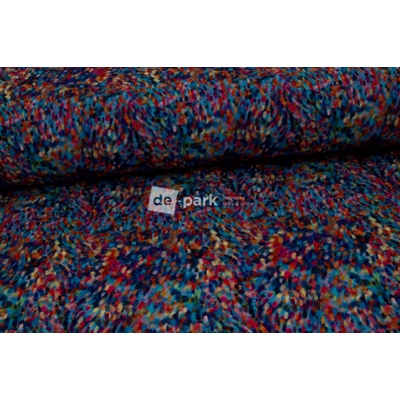 de-park Zimní softshell 10/3 - Akvarelové barvičky
