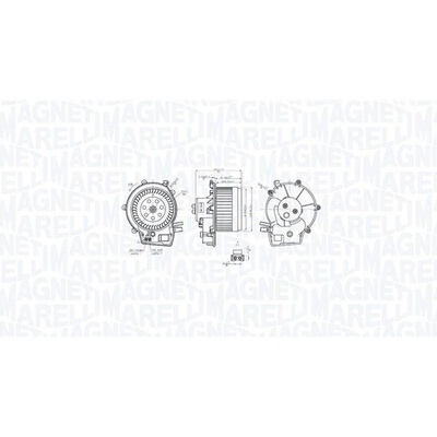 Vnitřní ventilátor MAGNETI MARELLI 069412763010