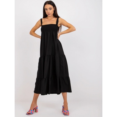 Voľné maxi šaty RO-SK-ELB-2315.33 black