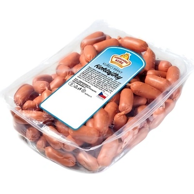 Vodňanská drůbež Kuřecí párky koktejlky cca 1,15 kg