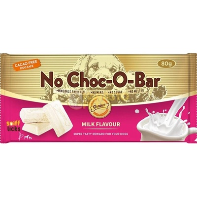 GNAWLERS NO CHOC-O- BAR лакомство за куче шоколад с вкус на мляко 80gr