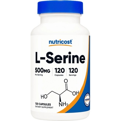Nutricost L-Serine 500 mg [120 капсули]