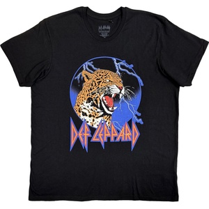 Def Leppard Lightning Leopard Black XL Риза (DEFLTS29MB04)