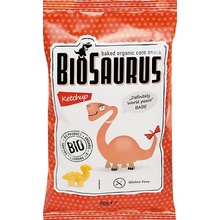 McLloyd´s Biosaurus Bezlepkový kukuřičný snack s kečupovou příchutí 50 g