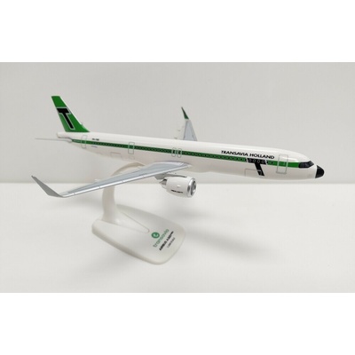 PPC Holland Airbus A321 252NX Transavia Transavia Holland Retro Colors Named John Block Snap Fit 1:200