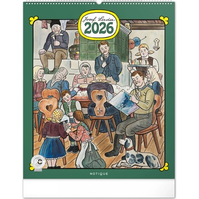 nástěnný Josef Lada 48 x 56 cm 2026 – Sleviste.cz