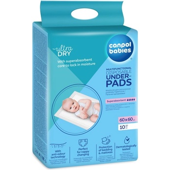 Canpol babies Multifunctional Underpads еднократни подложки за смяна на пелените 60x60 cm 10 бр