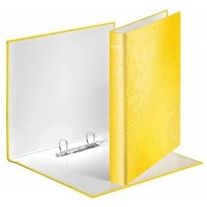 Leitz Binder 2-RING BINDER LEITZ WOW A4 40 MM YELLOW