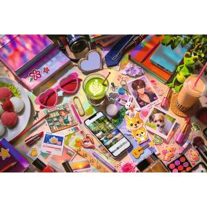 Trefl - Puzzle Flamingo: My Little World - 600 piese
