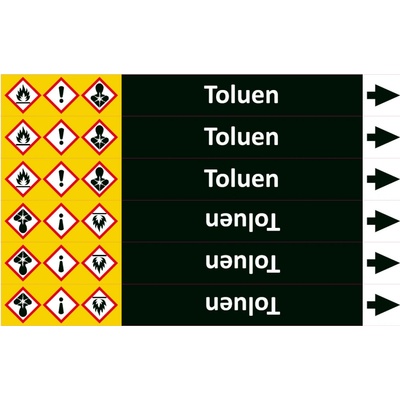 Nadrzenapalivo.cz Značení potrubí ISO 20560, toluen PZAL 008253