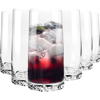 Krosno Fjord Vysoké sklenice na nápoje 6 x 350 ml