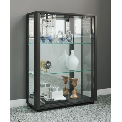 VCM Sintalo se zrcadlem včetně LED osvětlení černá