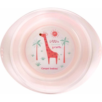 Canpol babies Пластмасова купа Canpol - Africa, 320 ml, розова (4/407_pin)