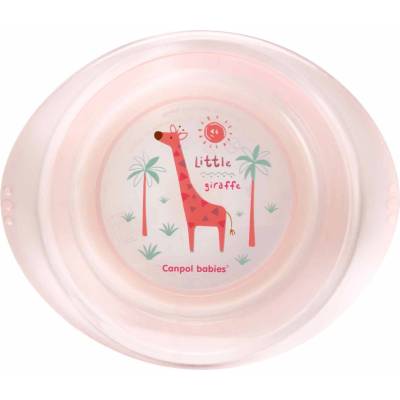 Canpol babies Пластмасова купа Canpol - Africa, 320 ml, розова (4/407_pin)