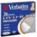 Verbatim DVD-RAM DataLife PLUS 4,7 GB 3x, Colour, slim box 3ks (43499)