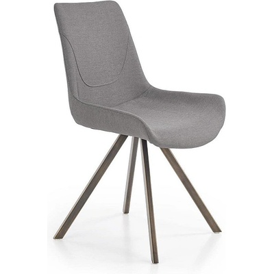 Halmar Трапезен стол k290 сиво / антично злато