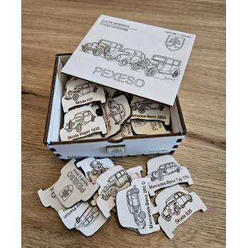 Image 1 of Danson - Puzzle Drevené pexeso Veterány - 1 - 39 piese