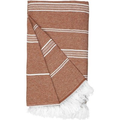The One Towelling Hamam T1 RHAM Rust Orange 100 x 180 cm