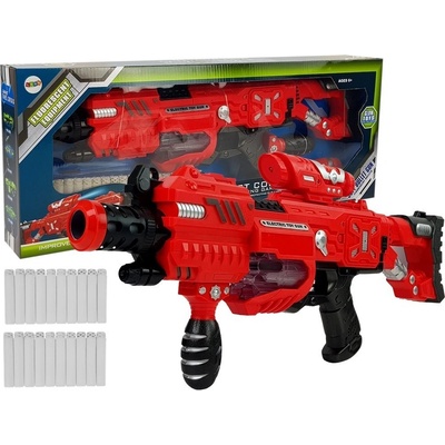 Lean Toys Luminiscenční pistole s pěnovými náboji 20ks
