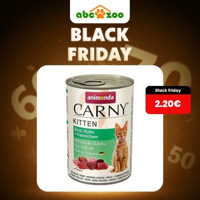 Animonda Carny Kitten hovädzie kura a králik 400 g