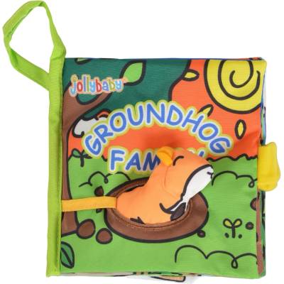 Jollybaby Мека книжка с играчка Jollybaby - Groundhog (111086)